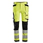 Snickers Workwear 6243 Hi Vis Class 2 Stretch Trousers Holster Pockets