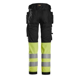 Snickers Workwear 6234  High-Vis Class 1, Stretch Trousers Holster Pockets