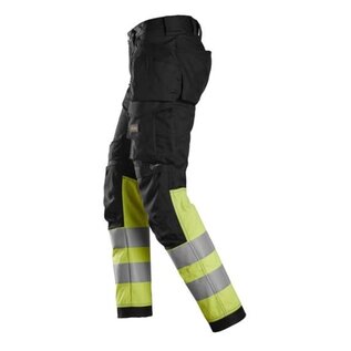 Snickers Workwear 6234  High-Vis Class 1, Stretch Trousers Holster Pockets