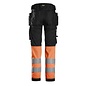 Snickers Workwear 6234  High-Vis Class 1, Stretch Trousers Holster Pockets