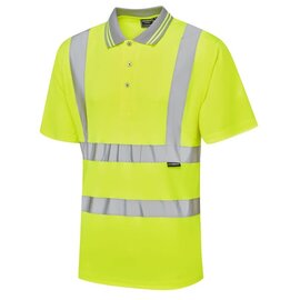 Super Touch Supertouch Hi Vis Birdseye SS Polo Shirt H75/H76 - Class 2