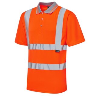 Super Touch Supertouch Hi Vis Birdseye SS Polo Shirt H75/H76 - Class 2