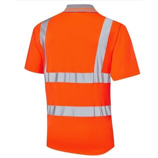 Super Touch Supertouch Hi Vis Birdseye SS Polo Shirt H75/H76 - Class 2