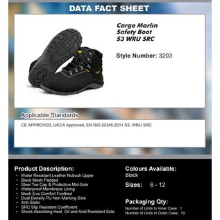 Cargo Cargo 3203 Marlin WP Safety Boot S3