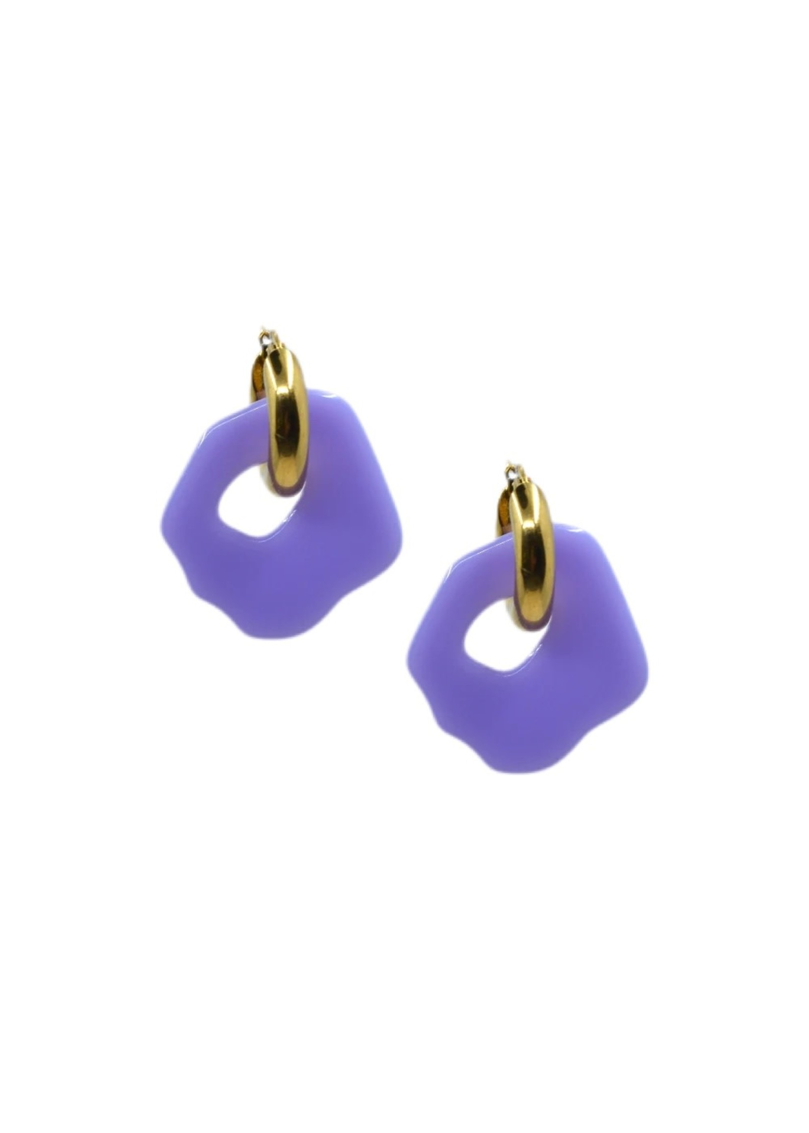 IMRUBY SUZE pair gold earrings