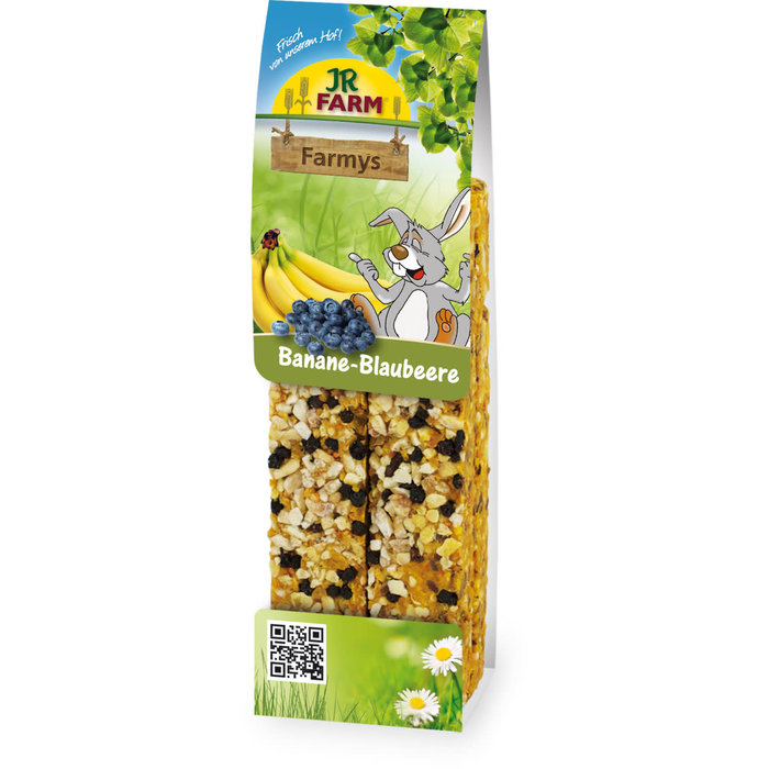 JR FARM Farmys banaan - bos bes 2 x 80 gram