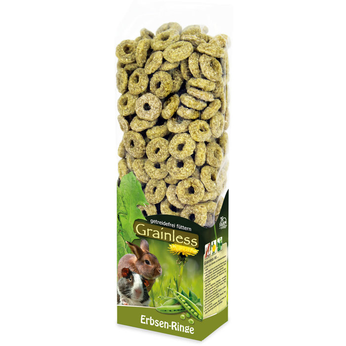 JR FARM Grainless Erwtenringen 150 gram