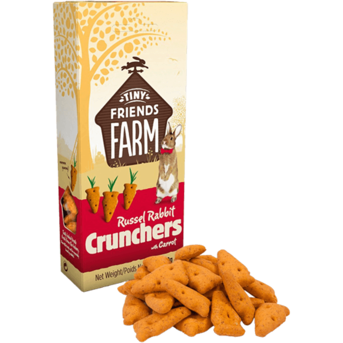 Supreme Tiny Friends Farm Russel Rabbit Crunchers 120 gram