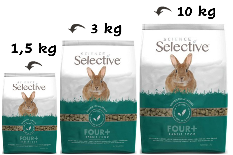 Kauwgom test Boren Science Selective Four+ Rabbit - Rodent Supplies Whoopie