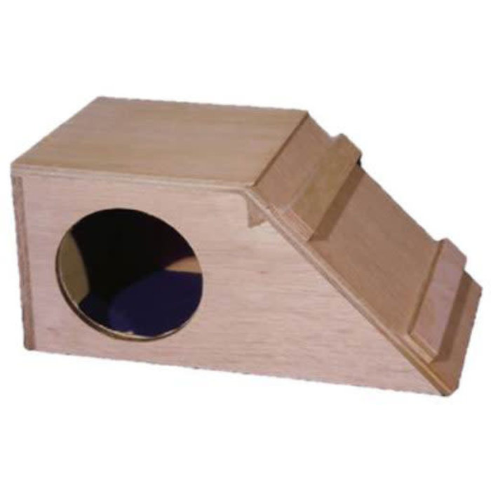 Huismerk Huis met schuin dak