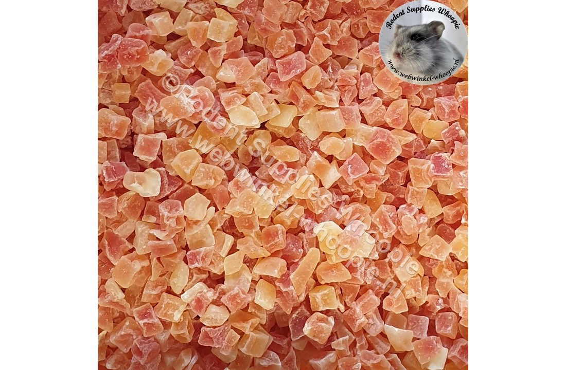 Papaya blokjes