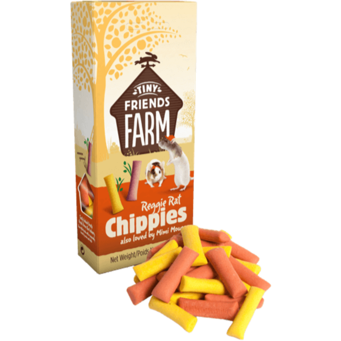 Supreme Tiny Friends Farm Reggie Rat & Mimi Mouse Chippies 120 gram