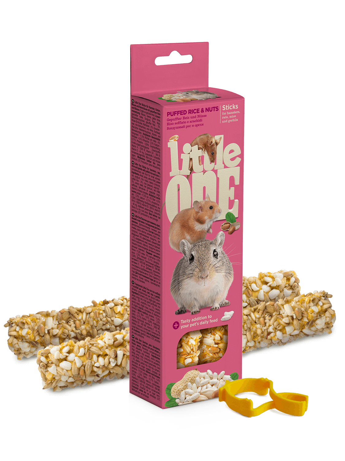 Little One Stick Puffed Rice & Nuts 2x55 gram