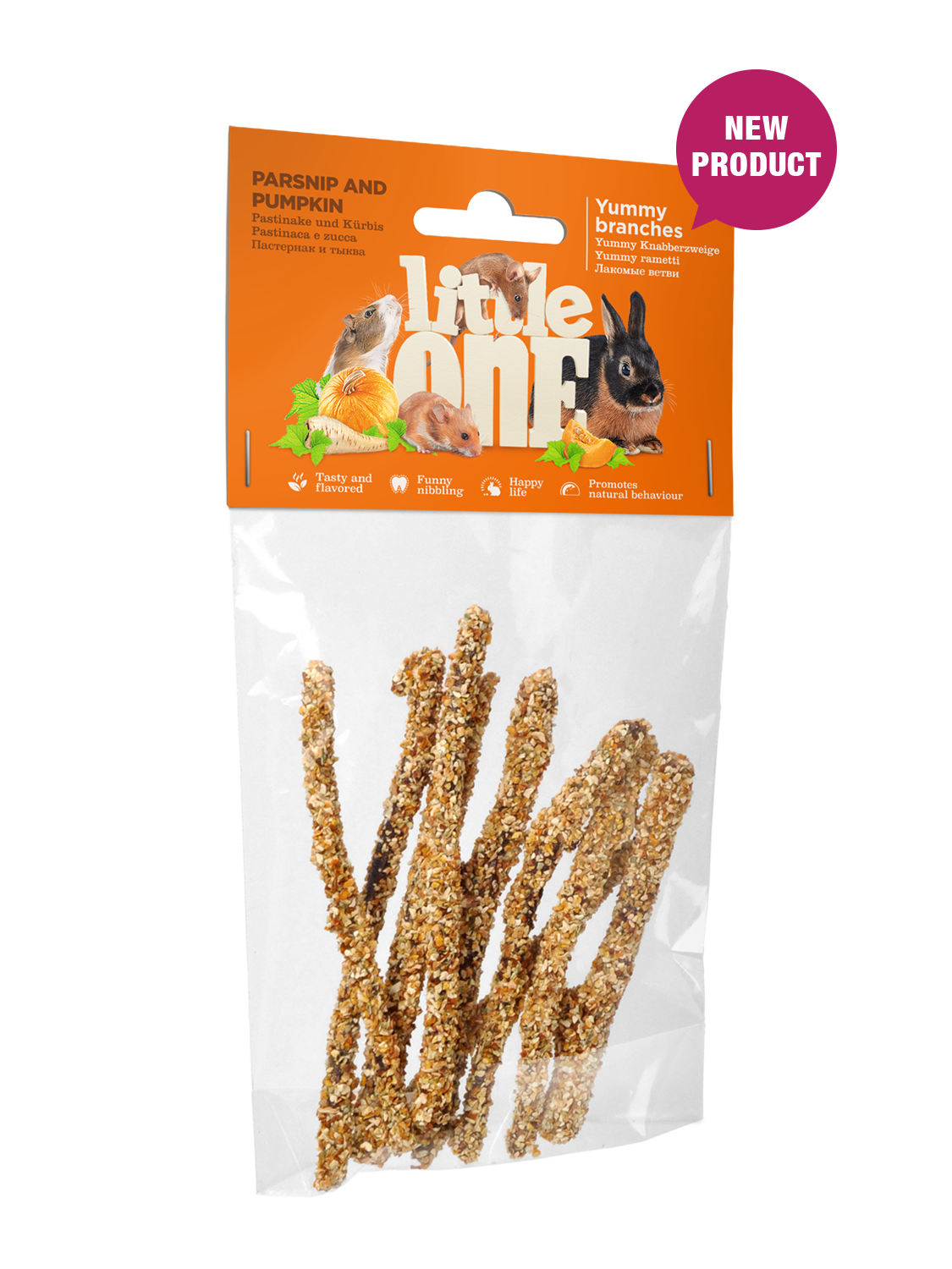 Little One Yummy branches pompoen 35 gram