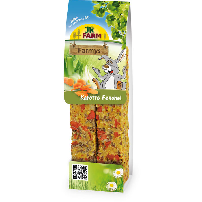 JR FARM Farmy's wortel en venkel 2 x 80 gram
