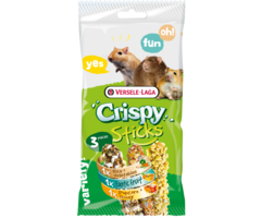 Versele Laga Crispy Sticks Omnivoren Triple Variety Pack