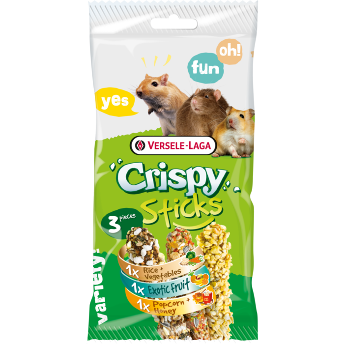 Versele Laga Crispy Sticks Omnivoren Triple Variety Pack