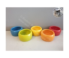 Huismerk Voer/waterbak regenboogserie (OP=OP)