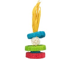 Trixie Luffaringen met pluim Ø 6 x 20 cm (OP=OP)