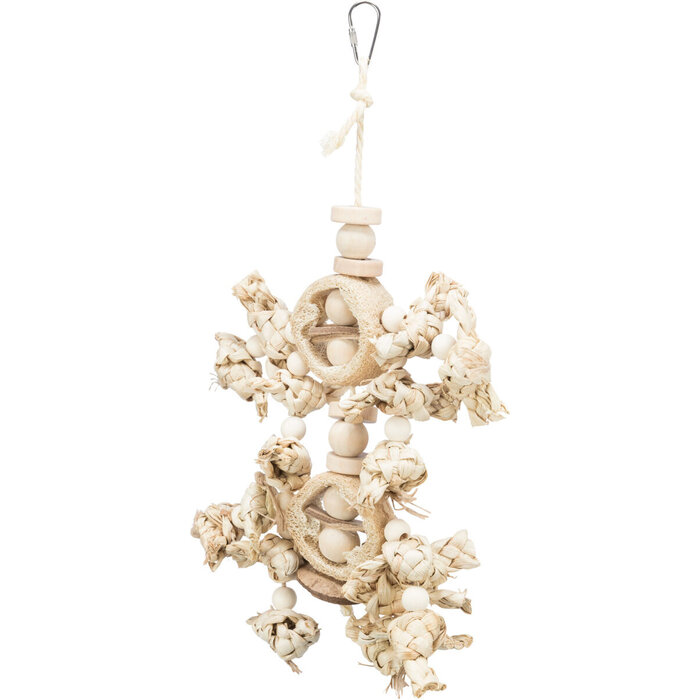 Trixie Natuurspeelgoed, bananenbladen/hout/luffa