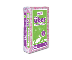 PetsPick Über Über Paper Bedding Pink/White