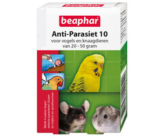 Beaphar Anti-Parasiet 10 voor vogels en knaagdieren van 20-50 gram