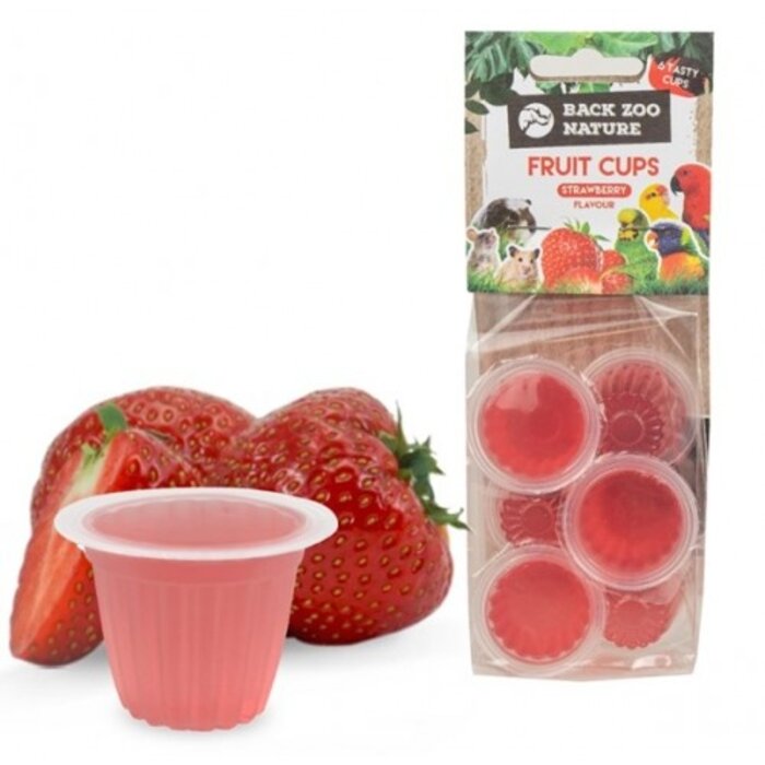 Back Zoo Nature Fruit Cups Aardbei (Strawberry)