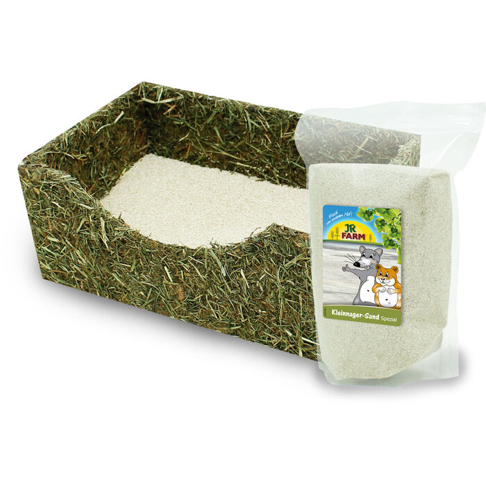 JR FARM Zandbak met Klein Knaagdierzand Speciaal
