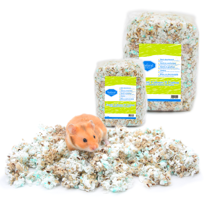 The Natural Pet Brand Exotic Colours N Cotton Nestmateriaal
