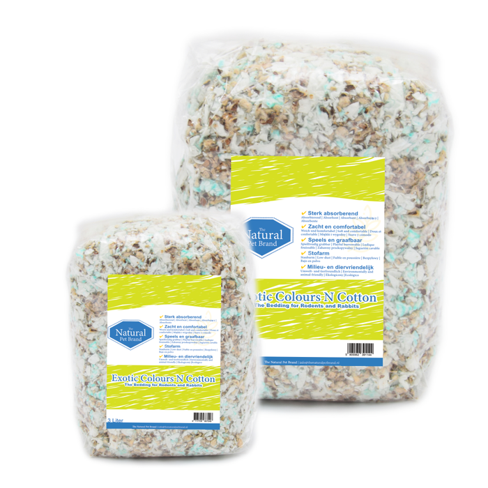 The Natural Pet Brand Exotic Colours N Cotton Nestmateriaal