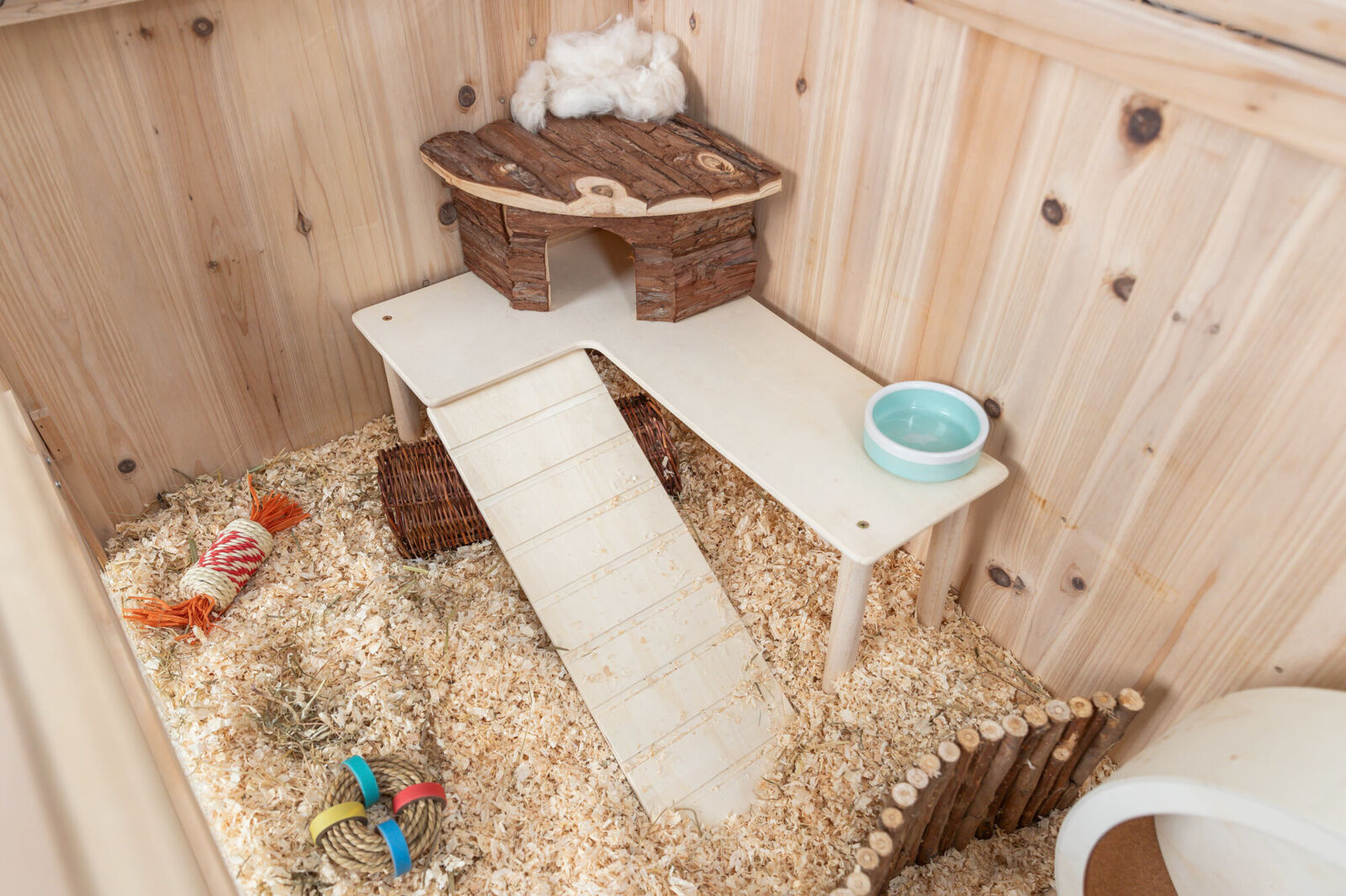 Trixie Houten Plateau met Loopplank