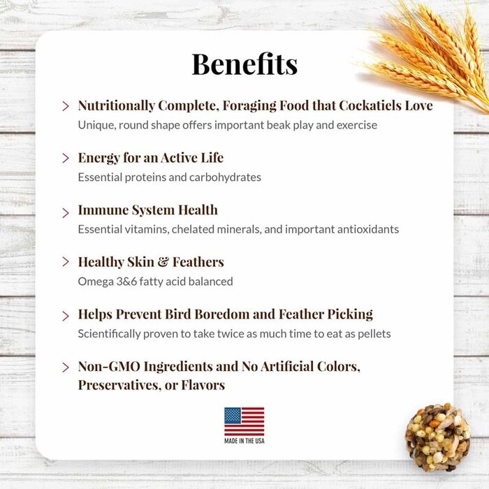 Lafeber Nutri-Berries Classic Cockatiels / Valkparkieten