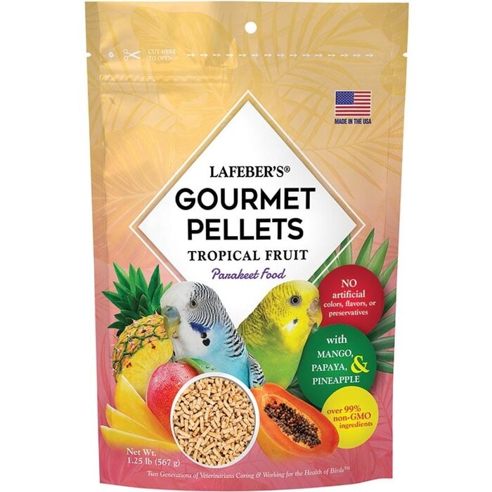 Lafeber Tropical Fruit Gourmet Pellets Parakeets / Parkieten