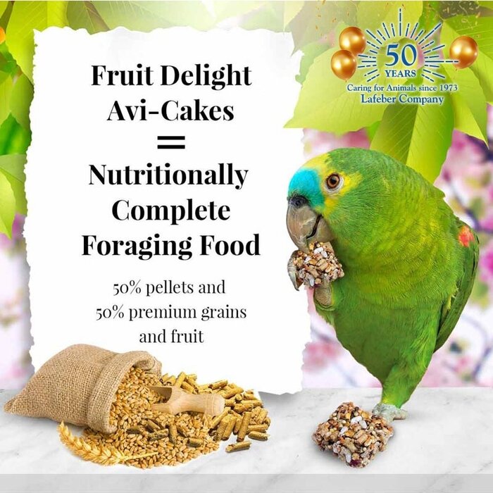 Lafeber Fruit Delight Avi-Cakes Papegaai