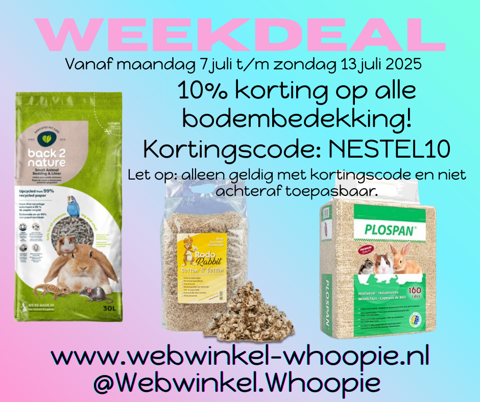 Weekdeal 8 juli: Bodembedekking