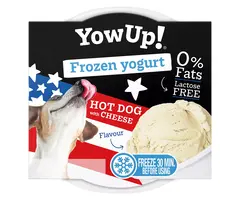 YowUp! Frozen Yoghurt Hot dog met Kaas