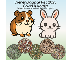 Whoopie Dierendagpakket Cavia & Konijn