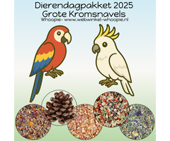 Whoopie Dierendagpakket Grote Kromsnavels