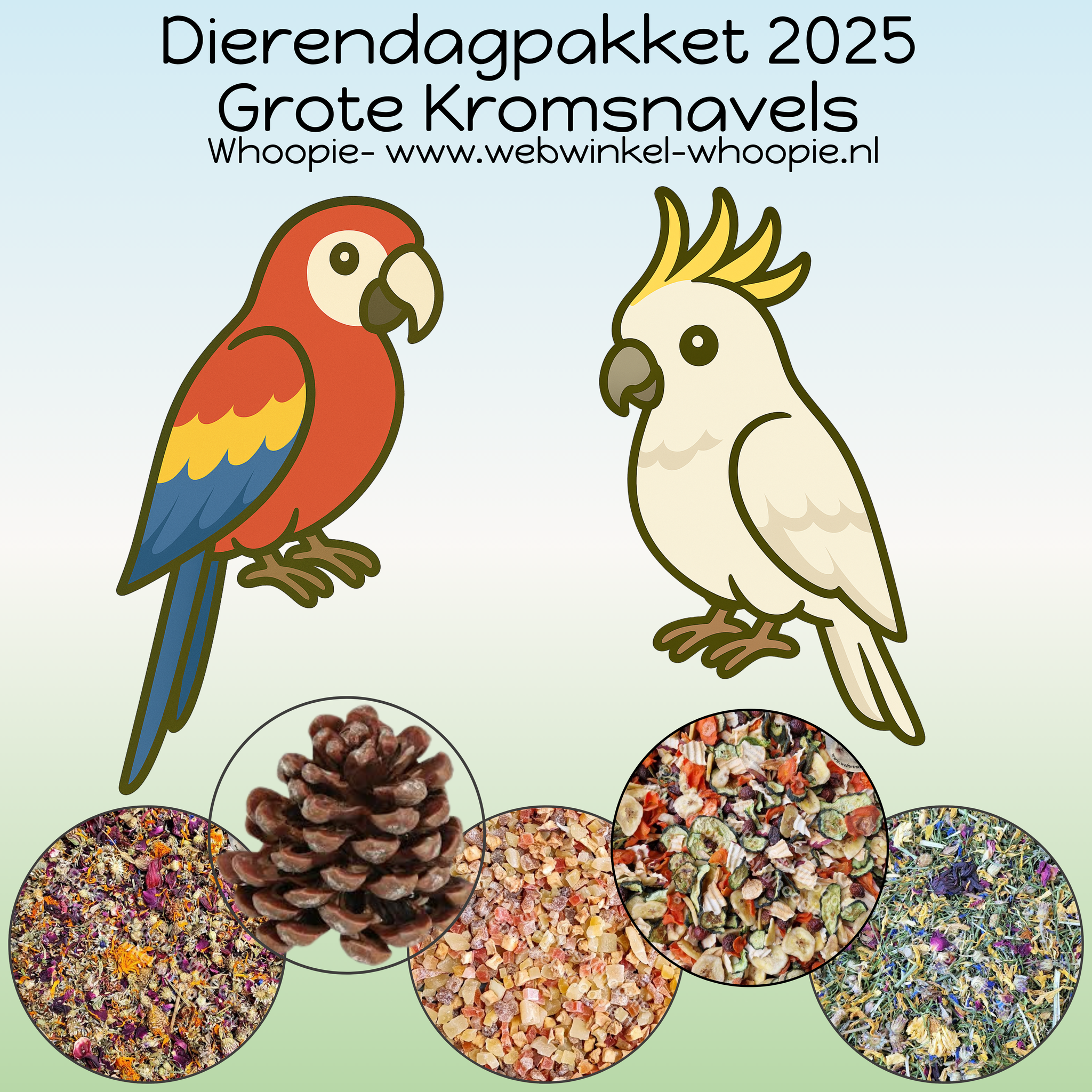 Whoopie Dierendagpakket Grote Kromsnavels