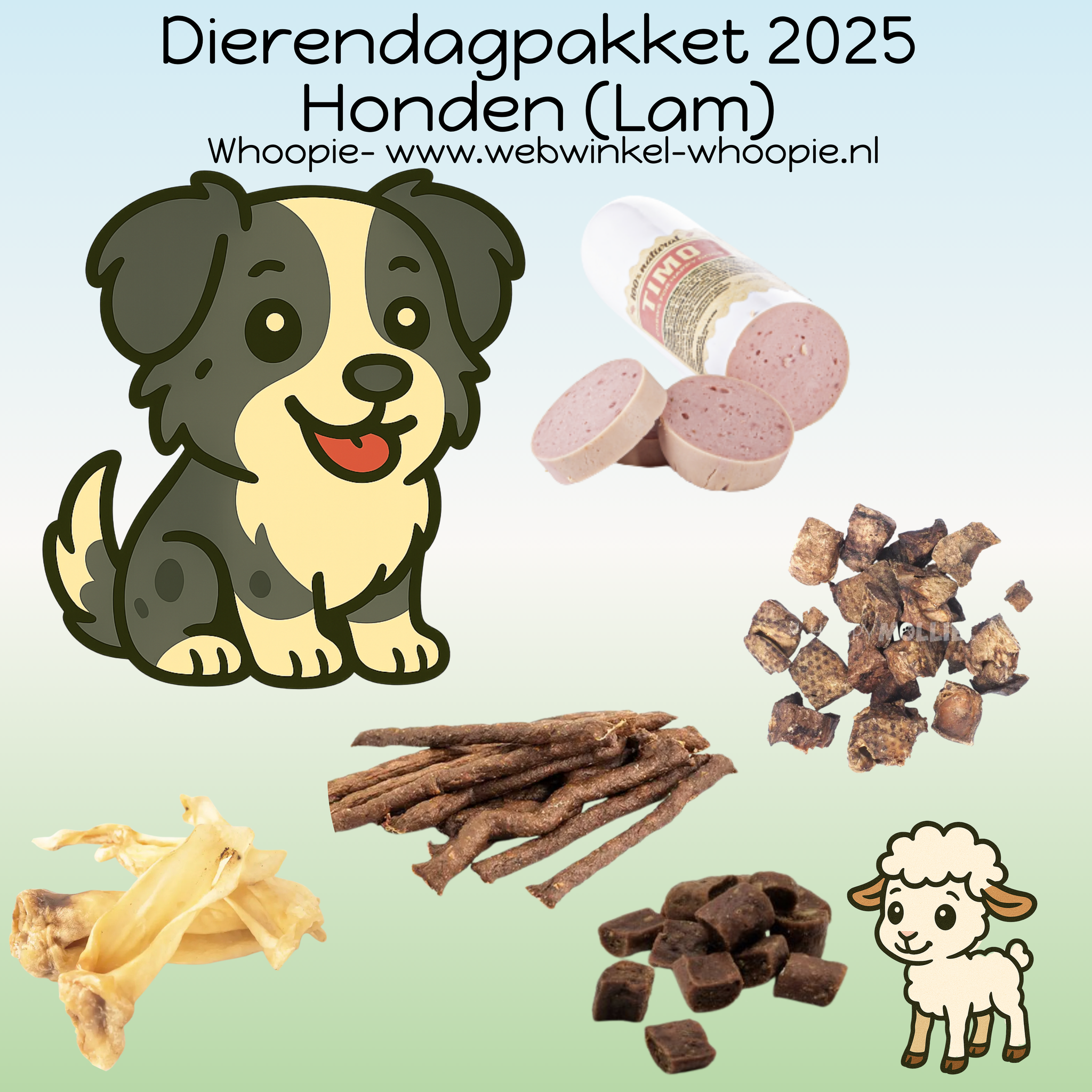 Whoopie Dierendagpakket Hond (Lam)