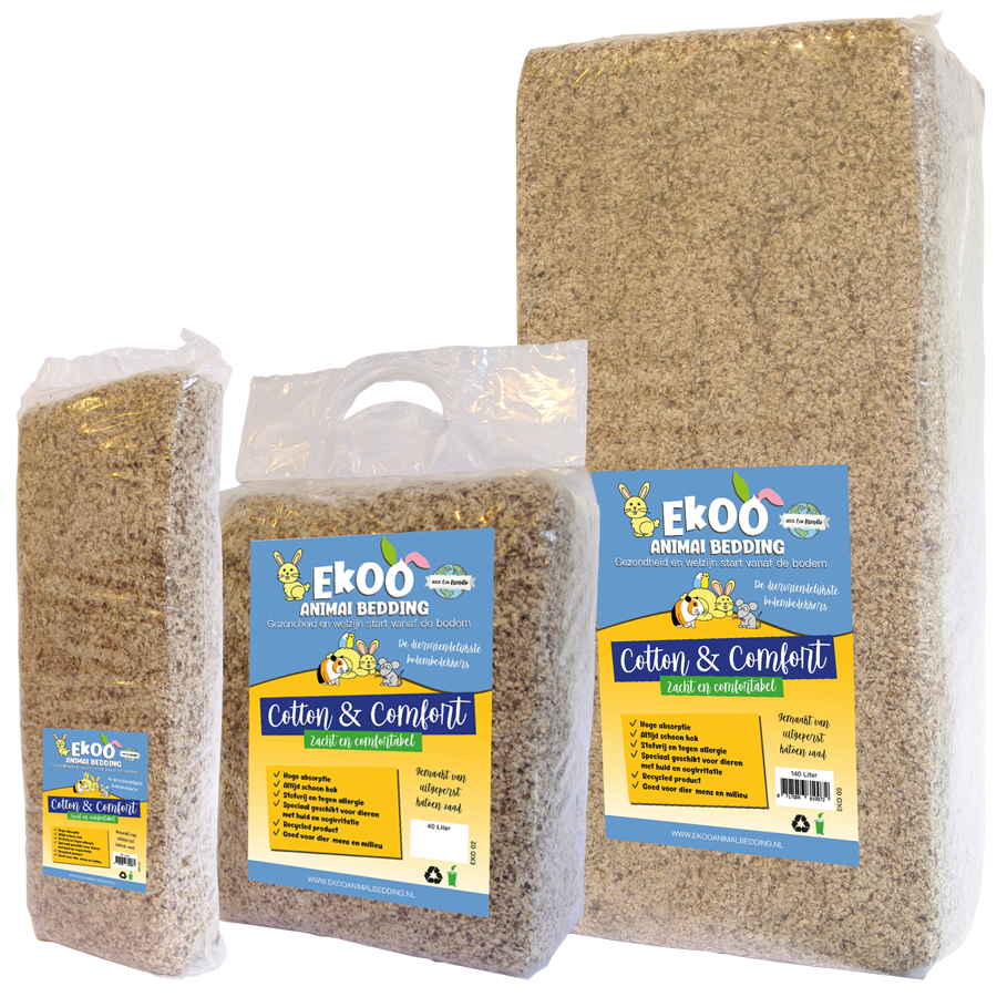Ekoo Animal Bedding Cotton & Comfort