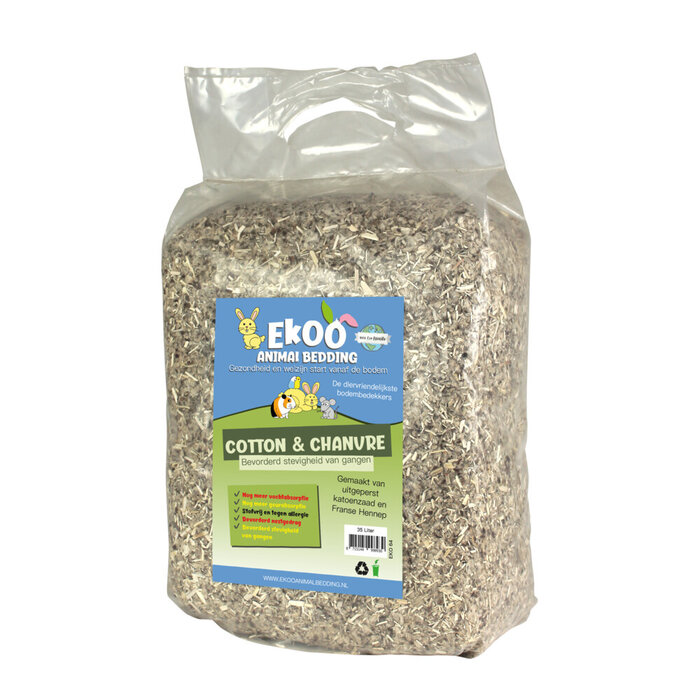 Ekoo Animal Bedding Cotton & Chanvre
