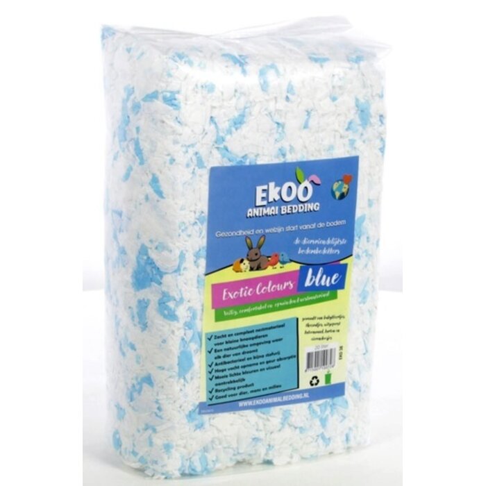 Ekoo Animal Bedding Exotic Color Nestmateriaal