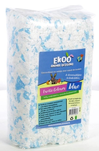 Ekoo Animal Bedding Exotic Color Nestmateriaal
