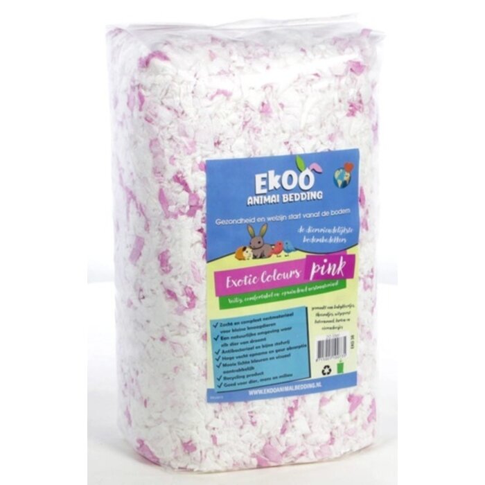 Ekoo Animal Bedding Exotic Color Nestmateriaal