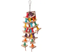 Back Zoo Nature Wooden Pillar Strings