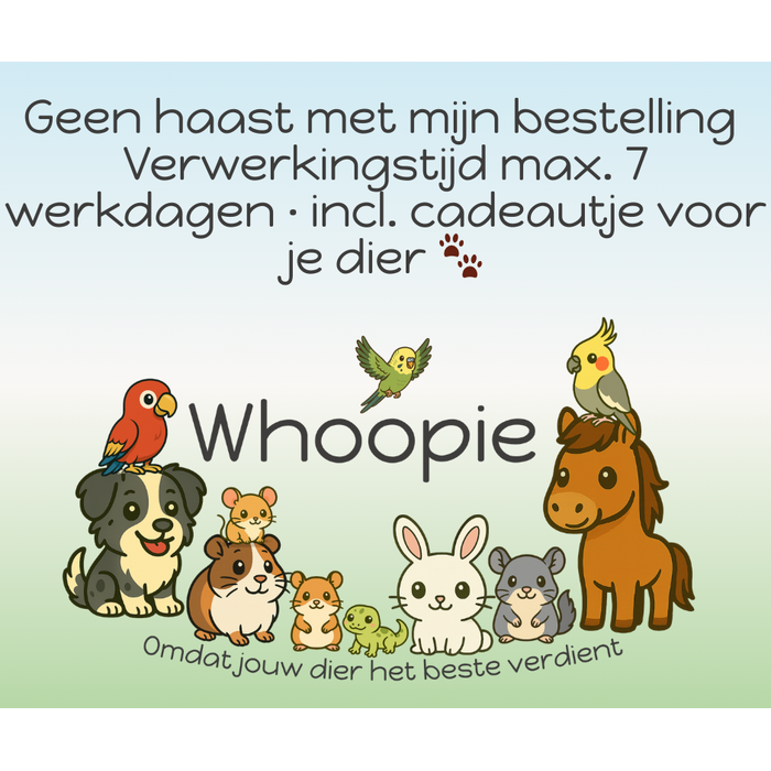 Geen haast met mijn bestelling