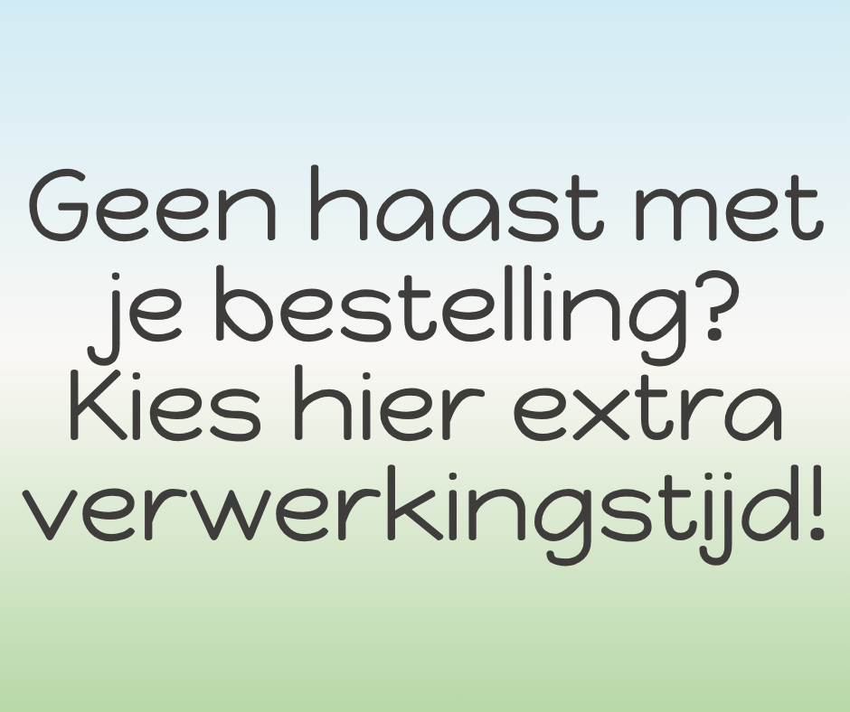 Variant : 2 werkdagen extra op de huidige verwerkingstijd