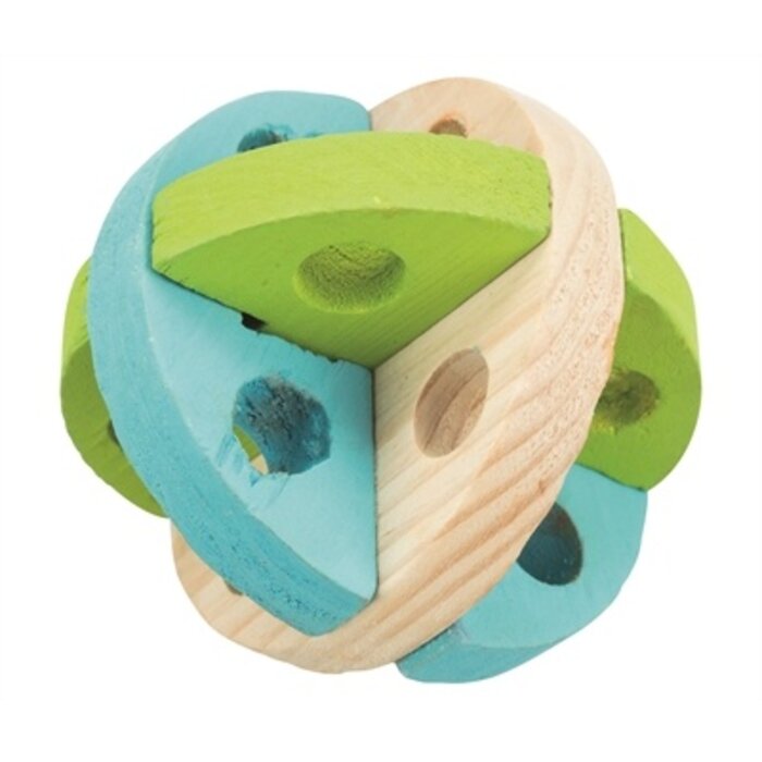 Trixie Houten Speel- en Snackbal (OP=OP)