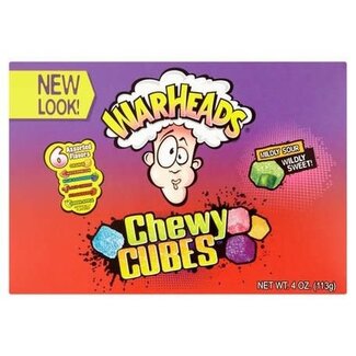 Warheads Warheads Warheads Chewy Cubes Theatre 12x113g